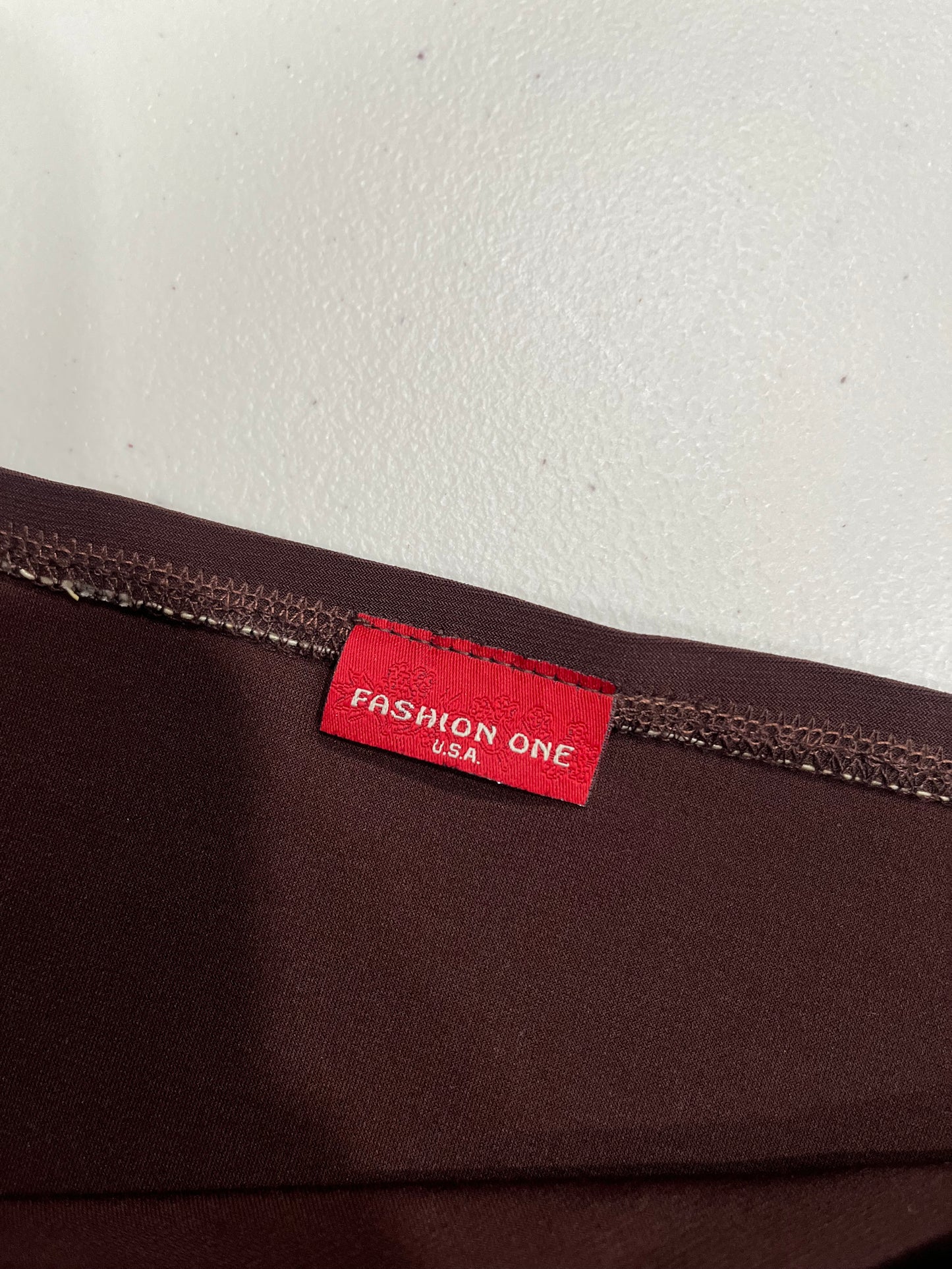 (S/M) Embellished Y2K Brown Midi Skirt