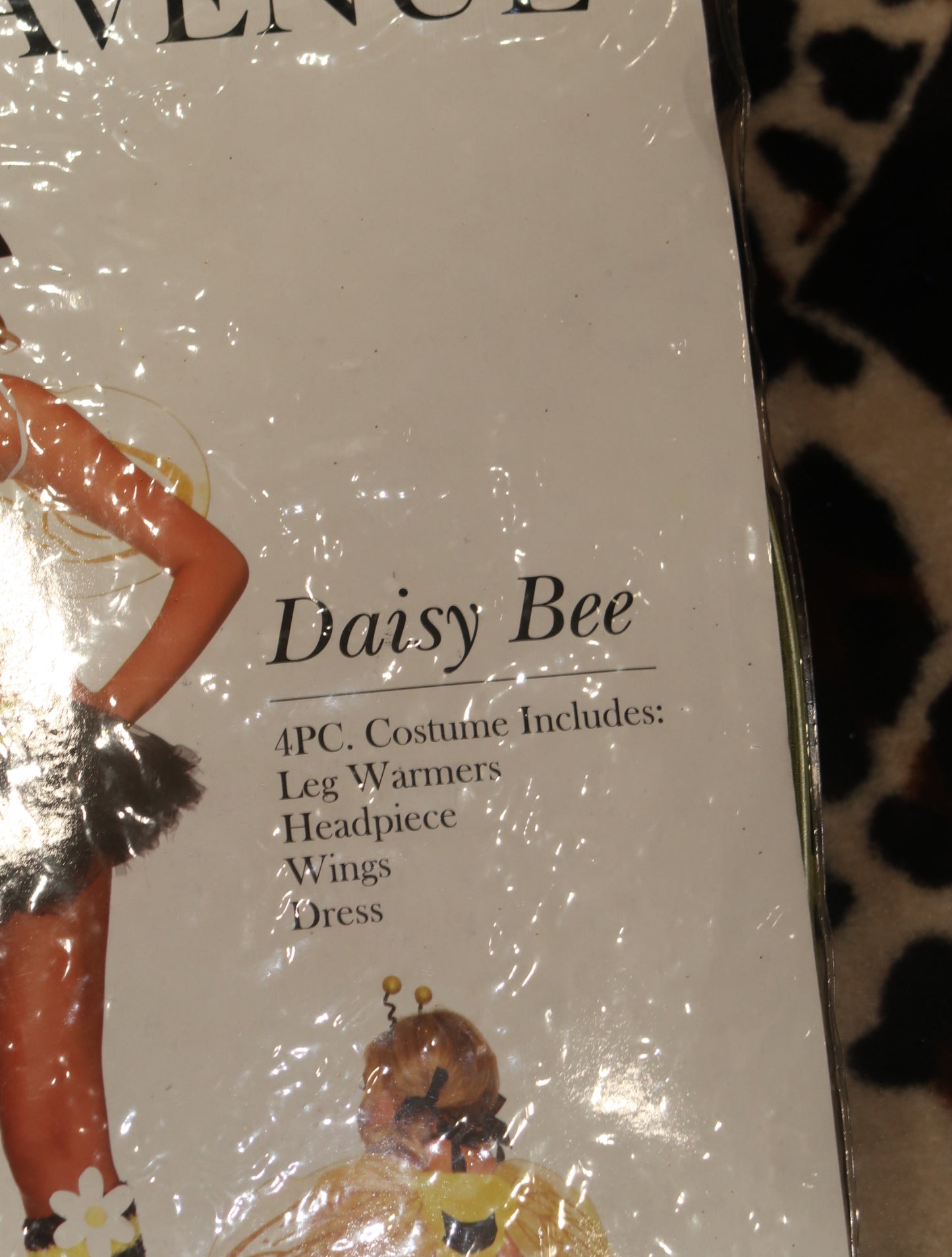 (S) NWT 2000s ICONIC LEG AVENUE BEE COSTUME