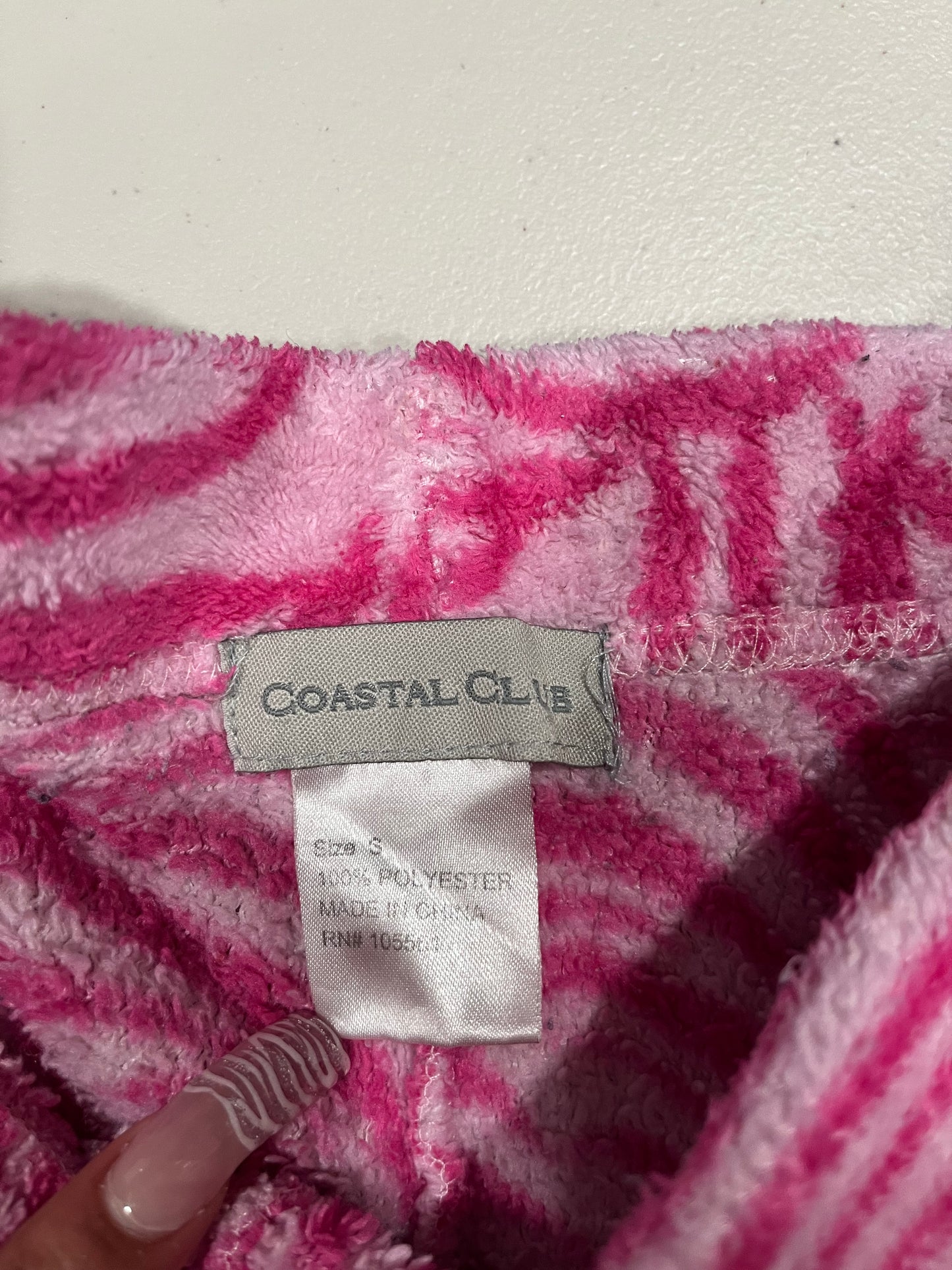 (S) Pink Zebra PJ Pants