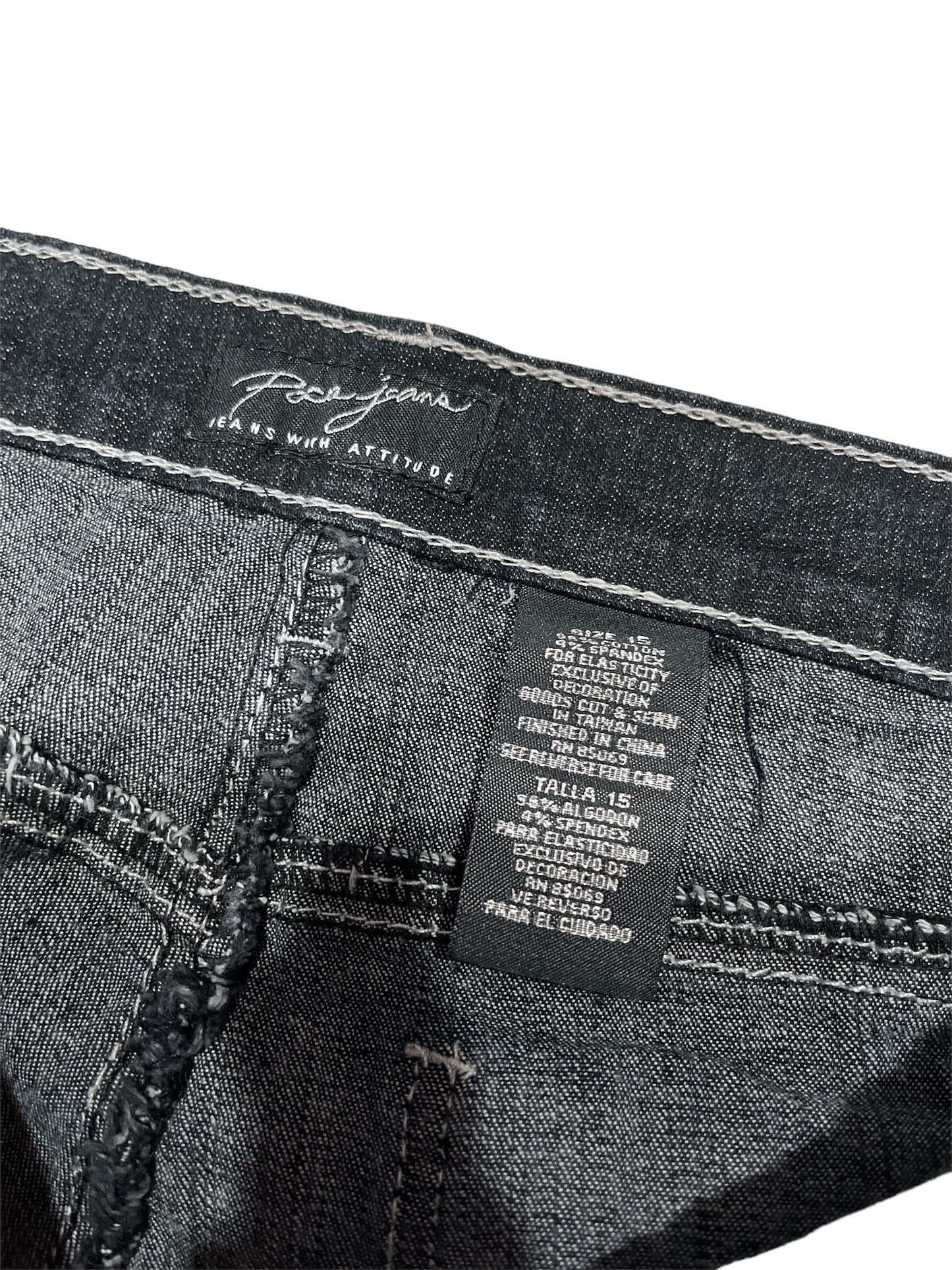 (32”) Y2K Embellished Flared Flower Jeans