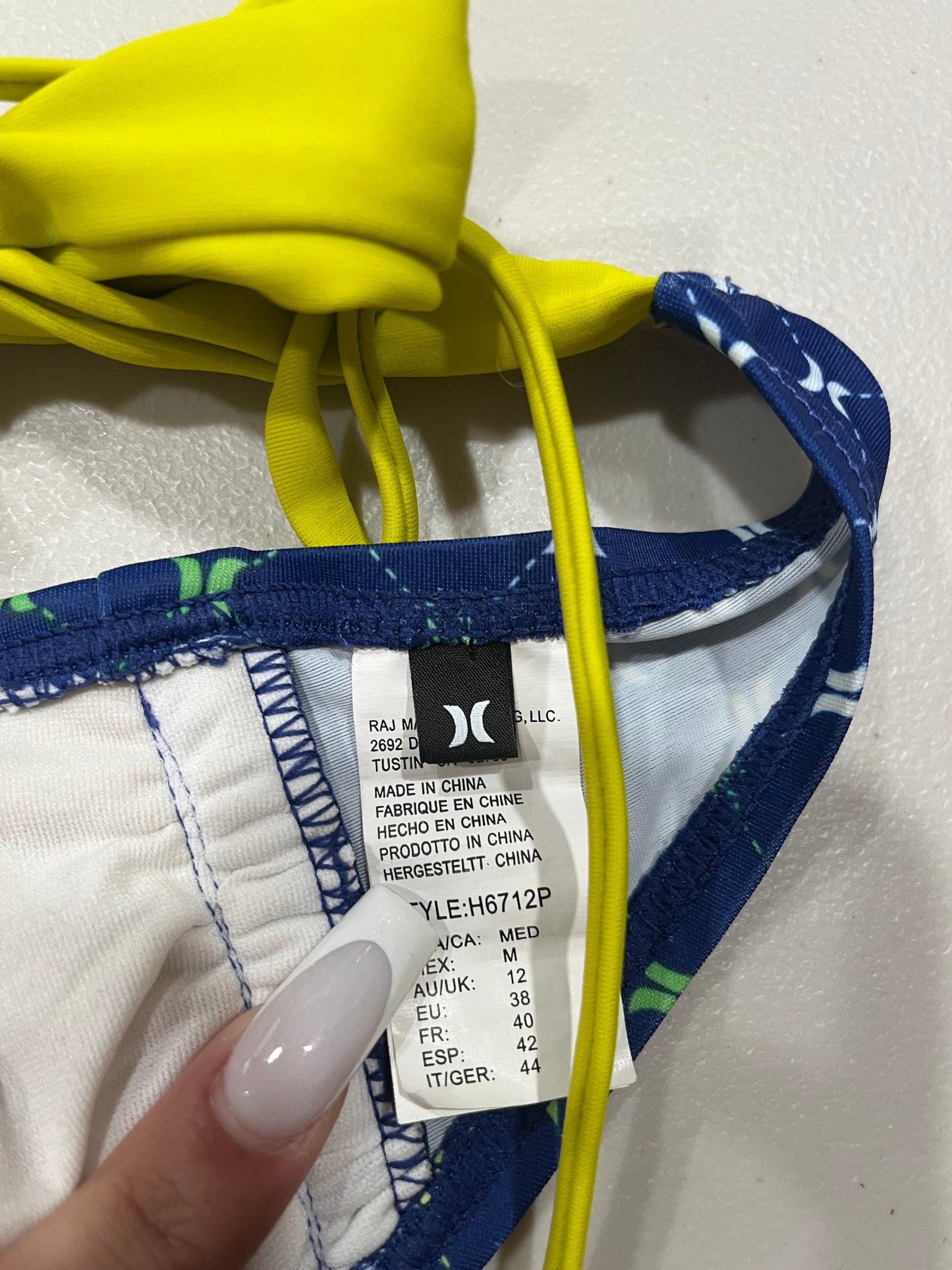 (M) 2000s Hurley Bikini Set