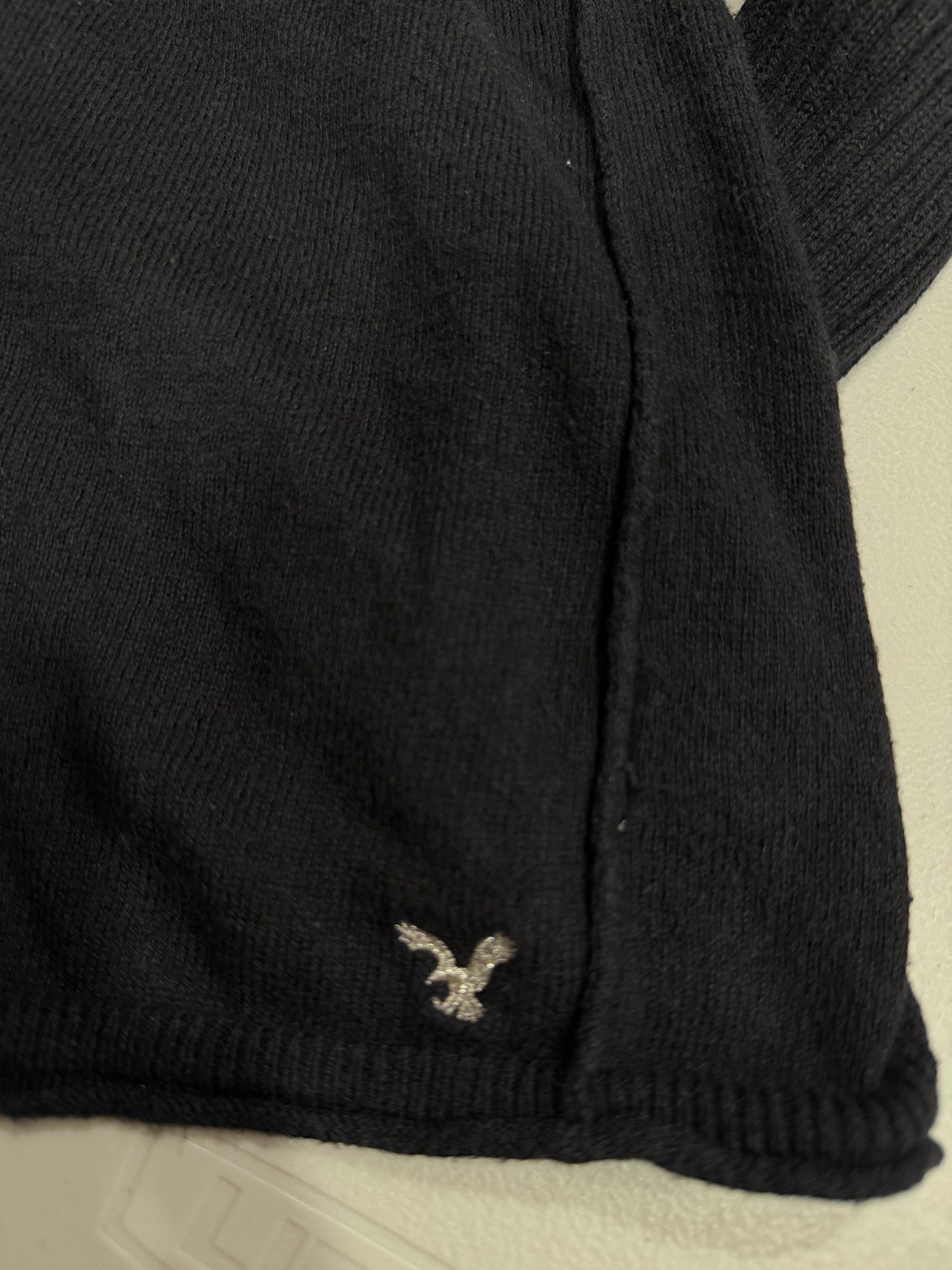 (S/M) 2000s american eagle v neck knit long sleeve