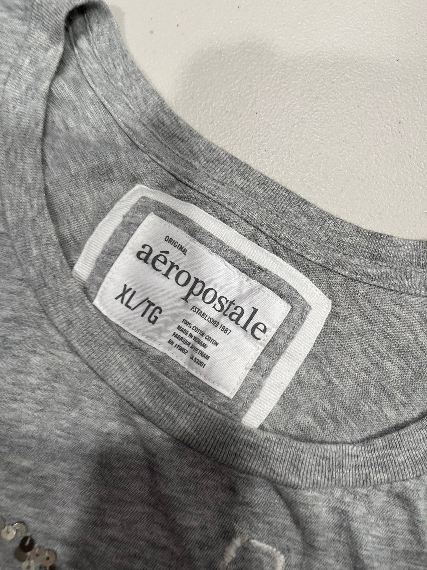 (XL) Aeropostale Embellished 87 Top