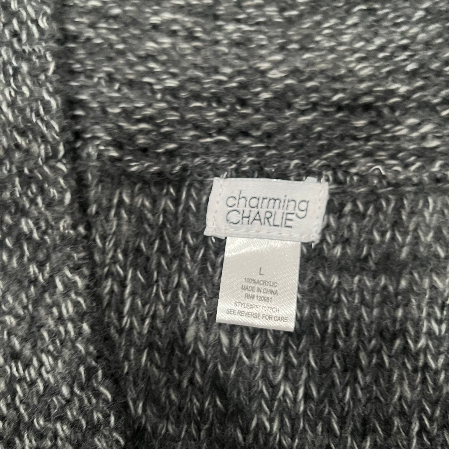 (L) 2000s Knit Sweater Button Dress