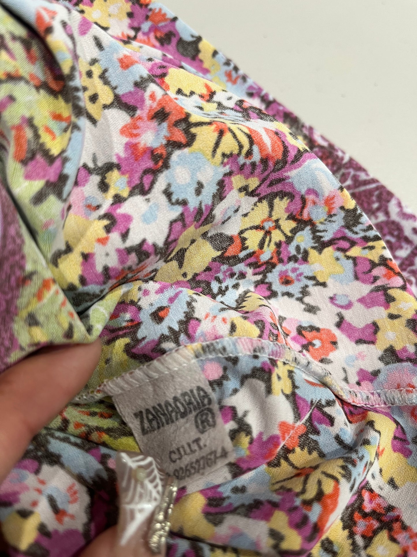 (XS/S) Y2K Tie Up Floral Mini Dress