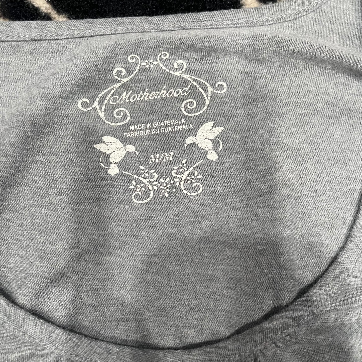 (M) Y2K Babydoll Grey Top