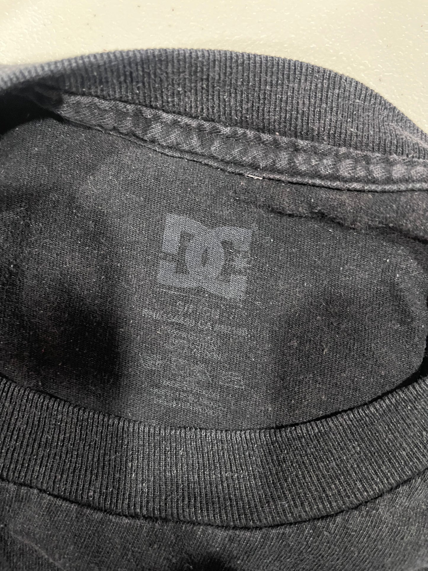 (S) DC Orange Graphic Logo Tee