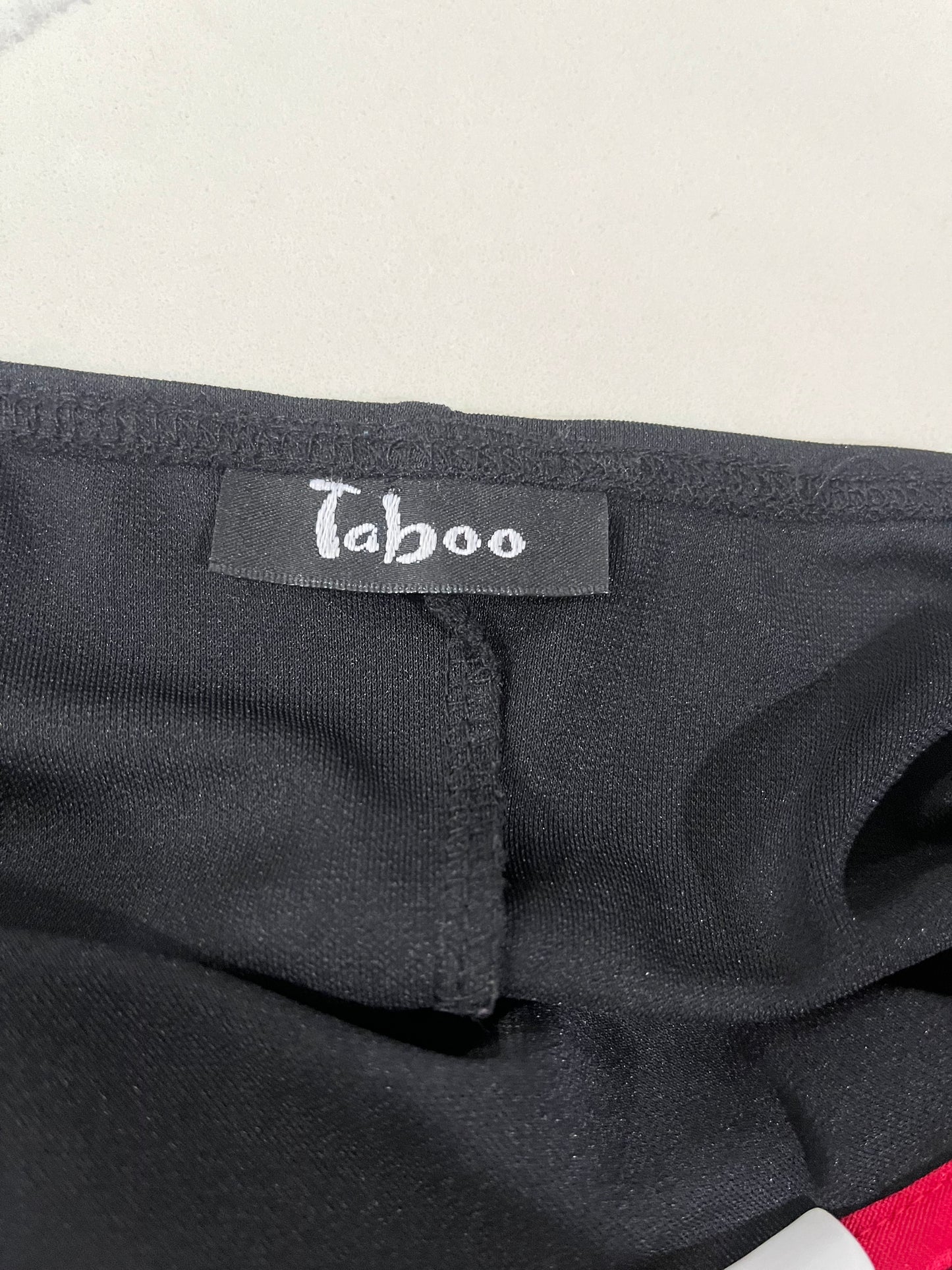 (S/M) Taboo Ruffled Red Dress