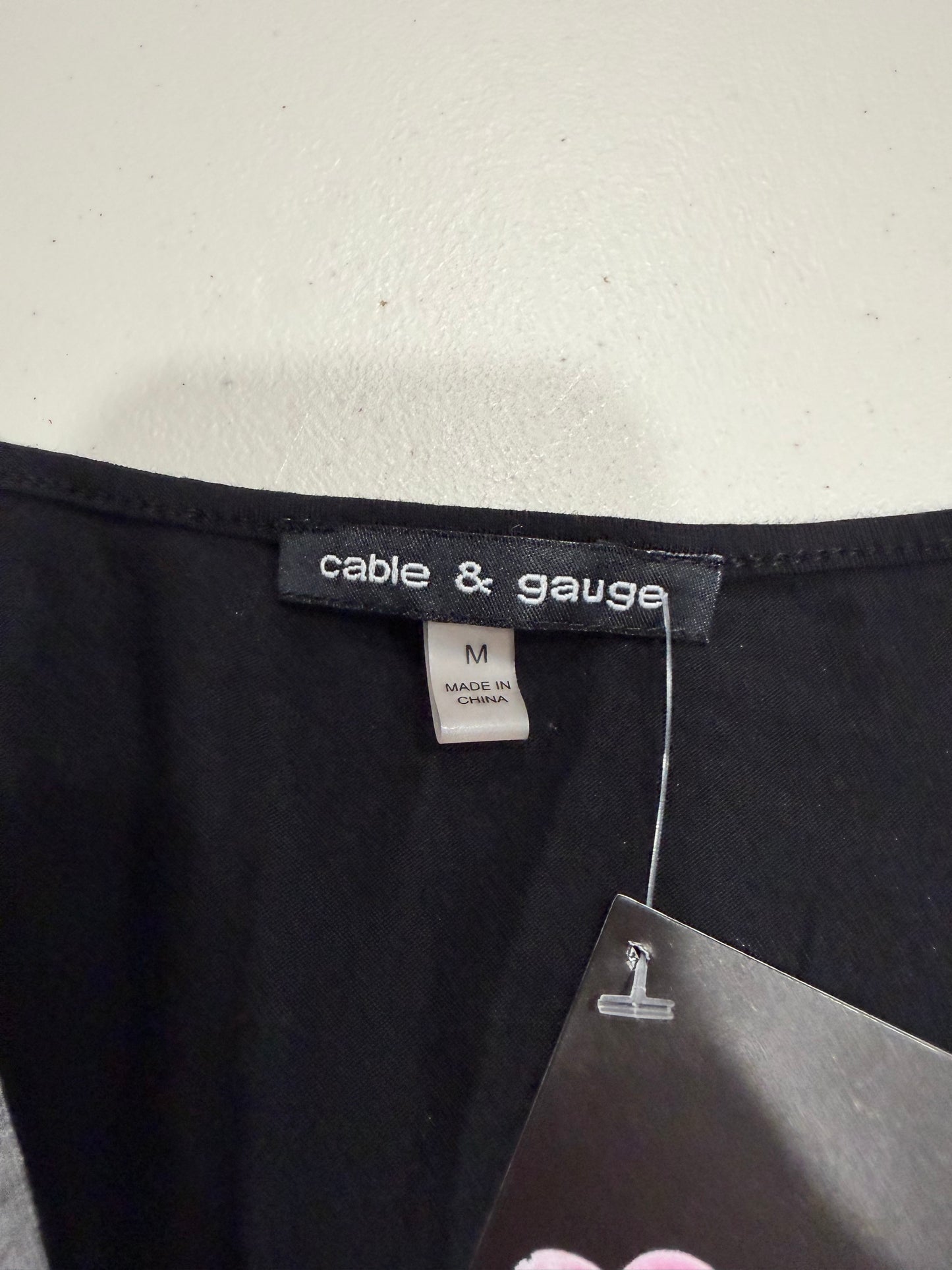 (S/M) Vintage Cable & Gauge long sleeve top