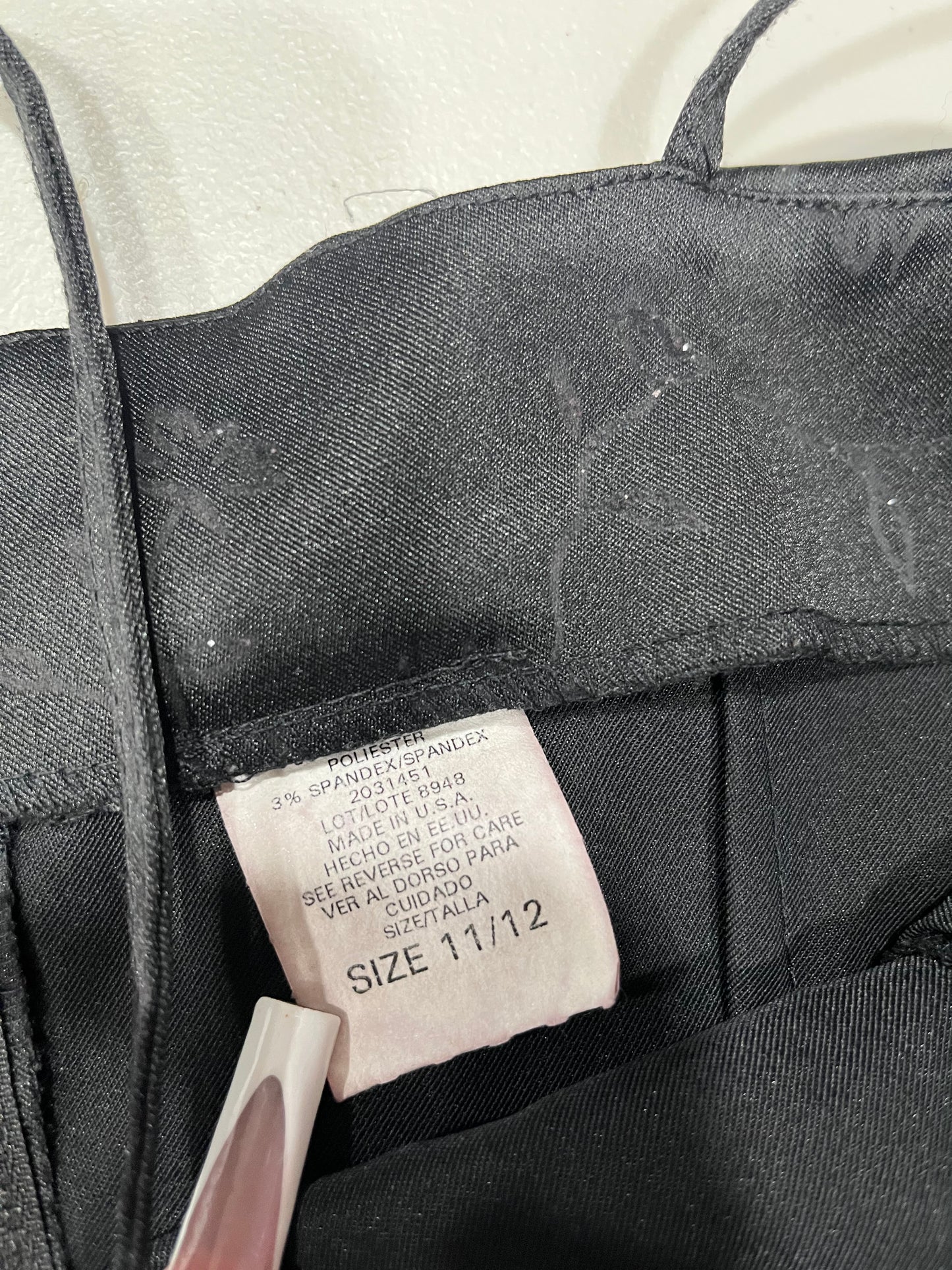 (L) Vintage Floral Glittery Silk Tank Top