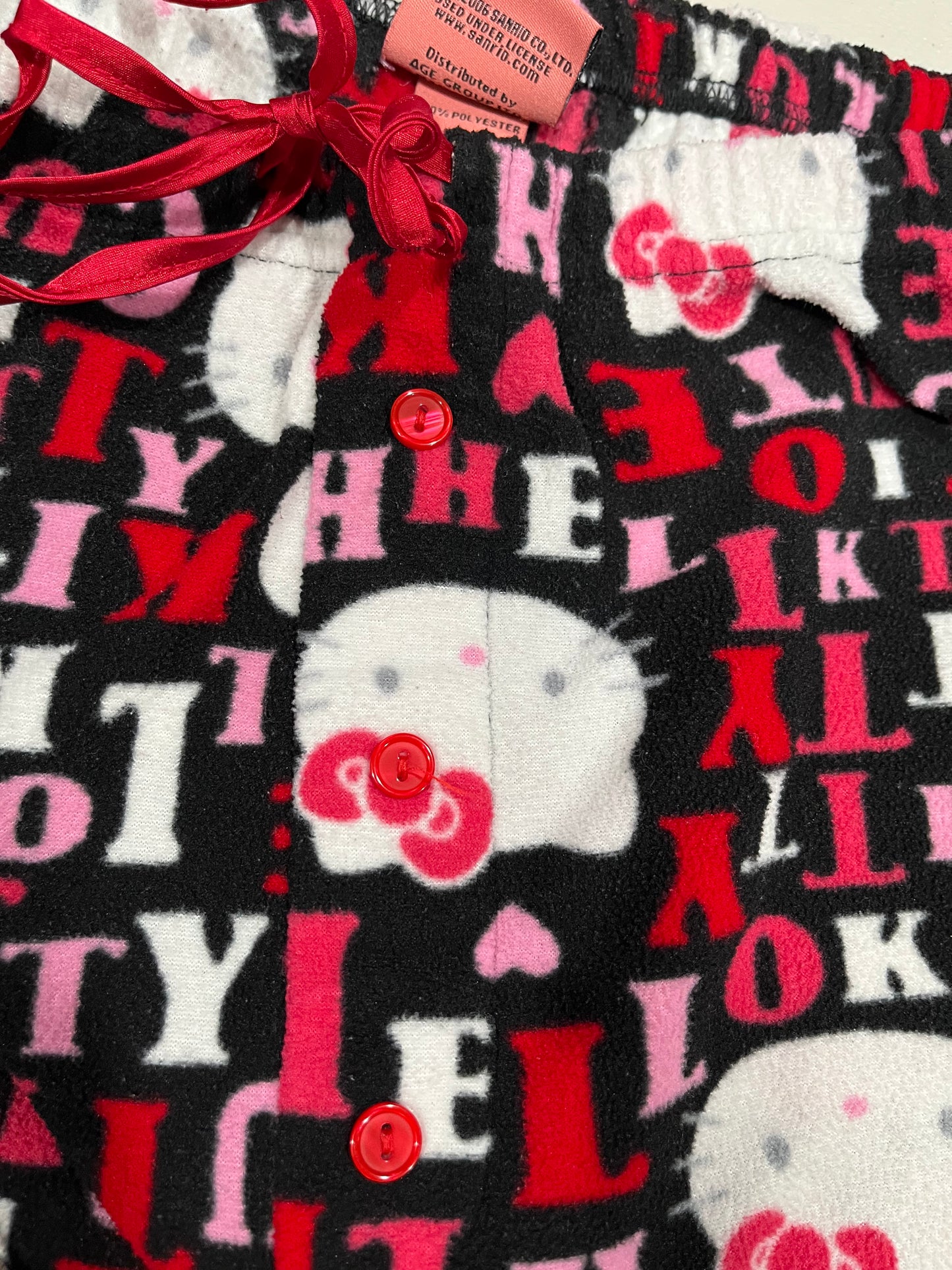 (L/XL) 2000s Hello Kitty PJ Pants