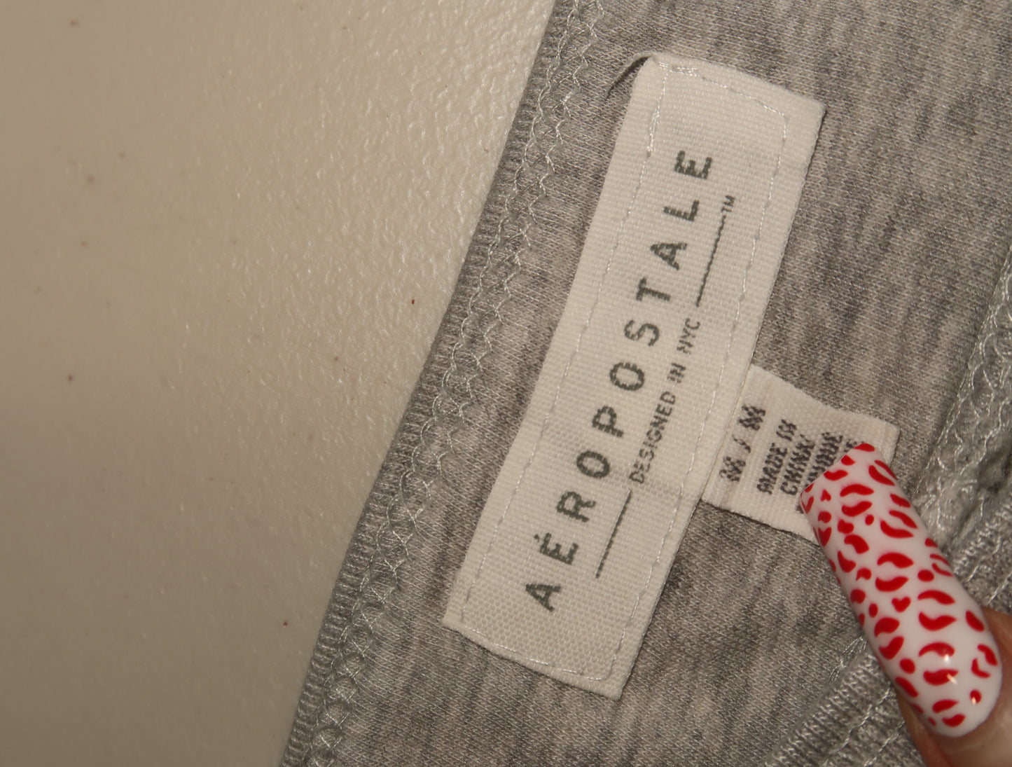 (S/M) 2000s Aeropostale grey sequin sweatpants