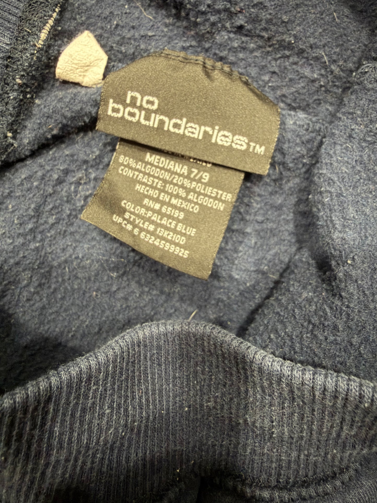 (M) 2000s no boundaries navy blue “princess” lounge shorts