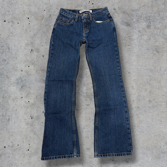 (24/25”) Y2K/Vintage Express Denim Flared Jeans
