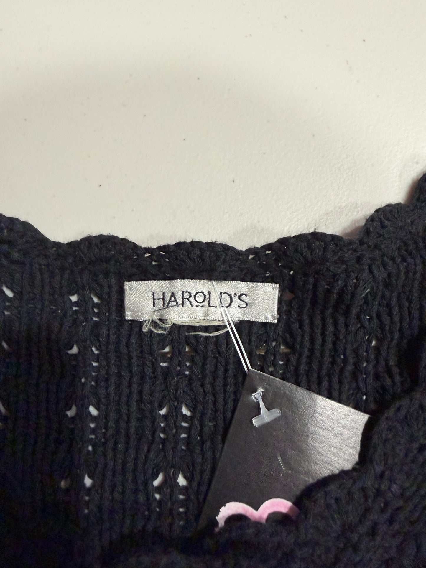 (S/M) vintage buttoned tie up cardigan