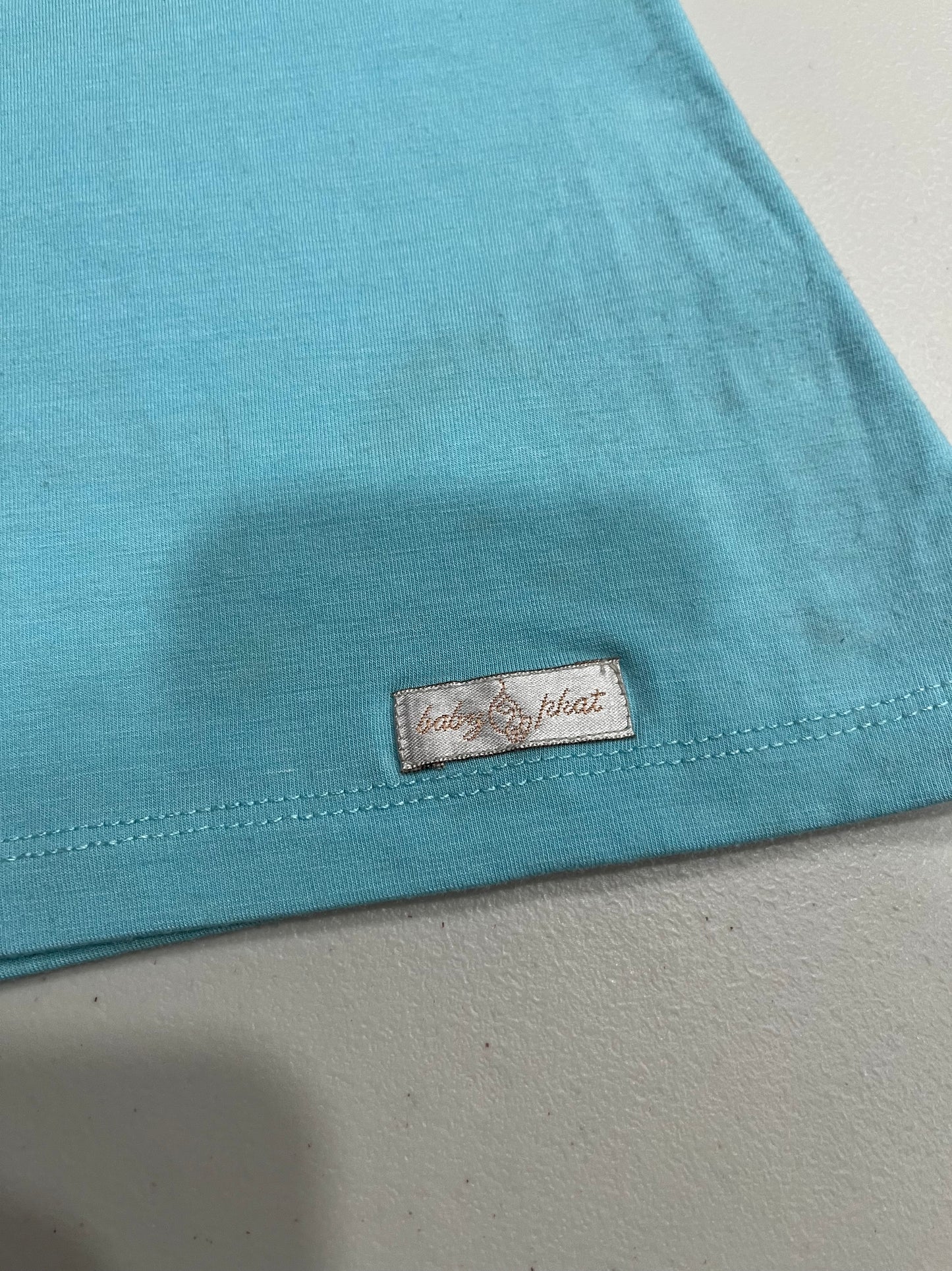 (M/L) 2000s Baby Phat Silver & Blue Baby Tee