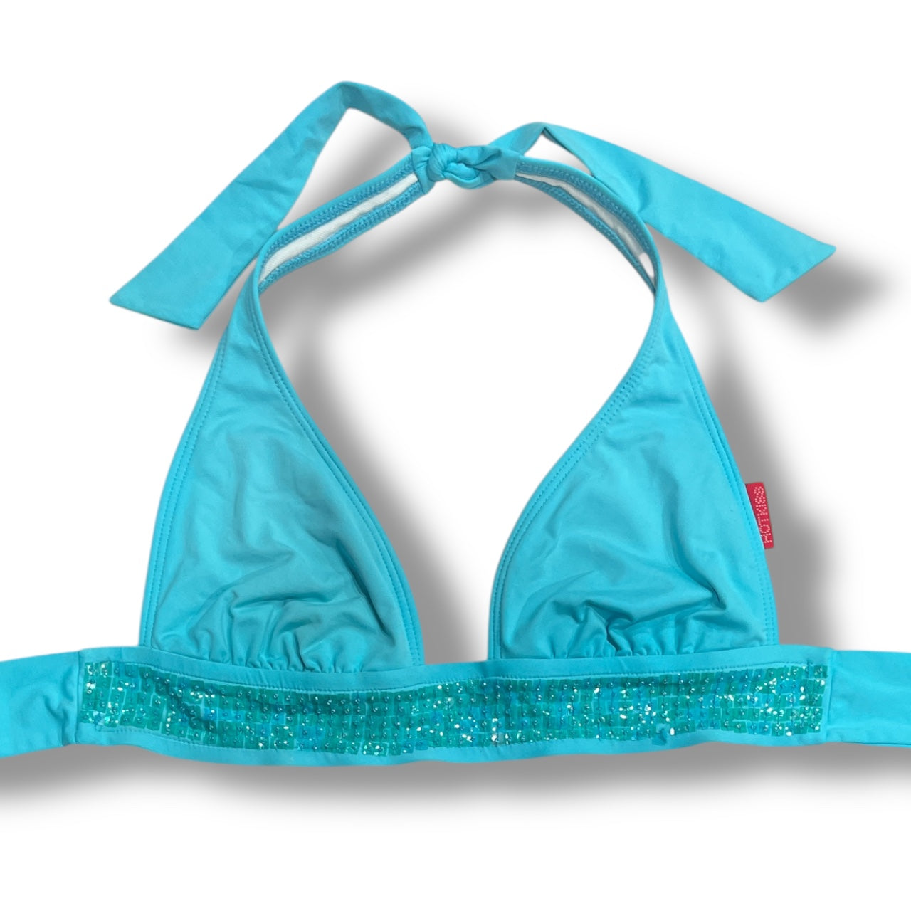 (S) y2k sequin bikini top