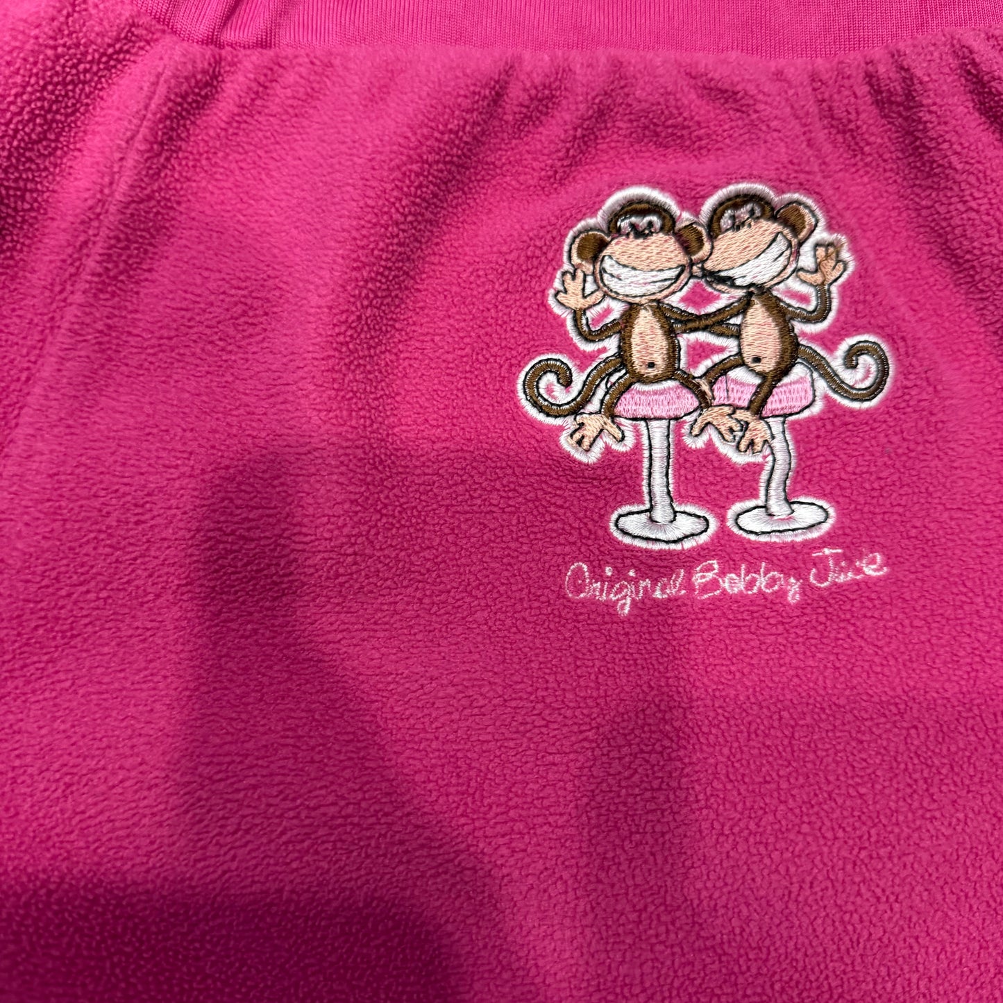 (XS/S) Early 2000s Bobby Jack Pink Tracksuit Embroidered Pants