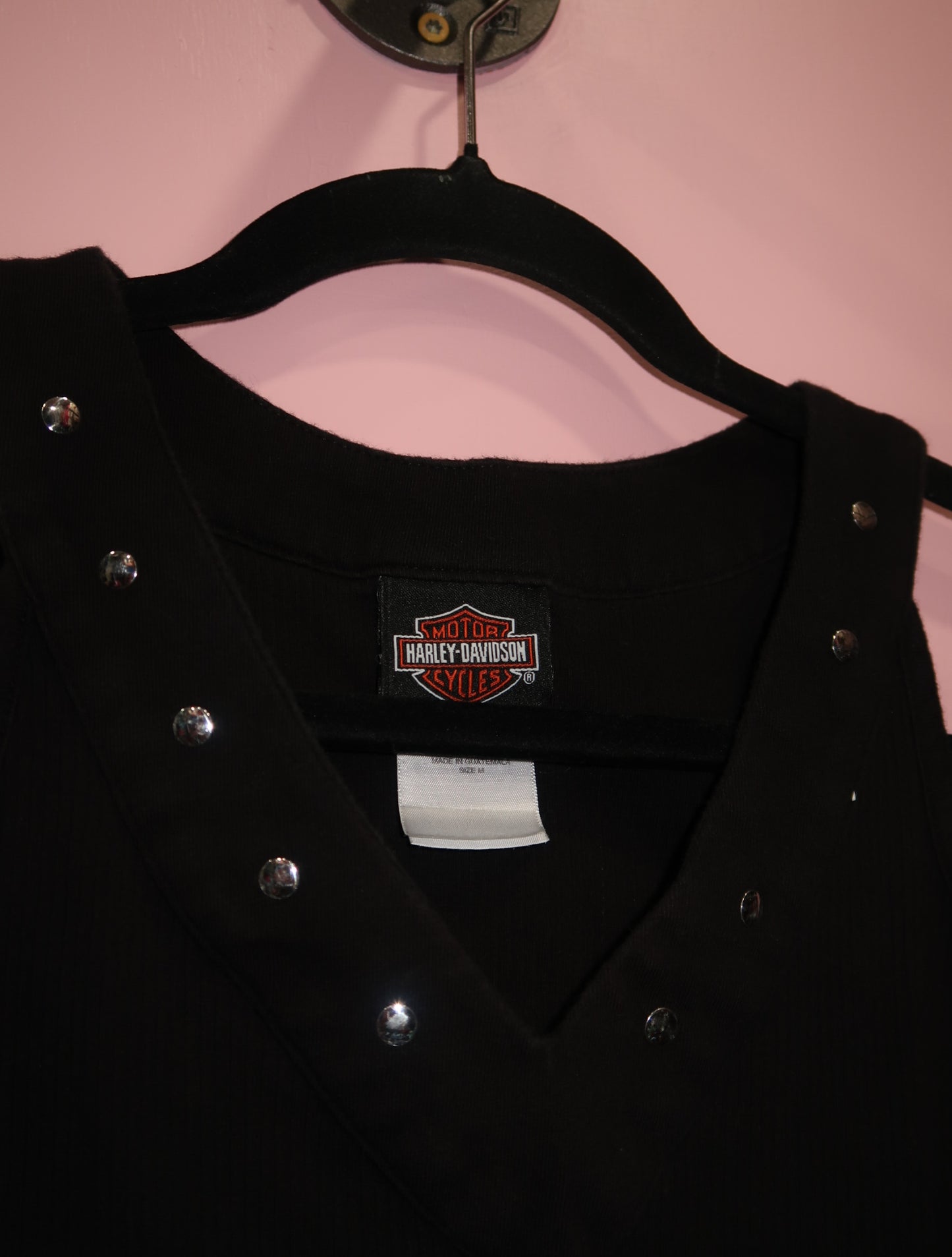 (M) Harley davison studded tank