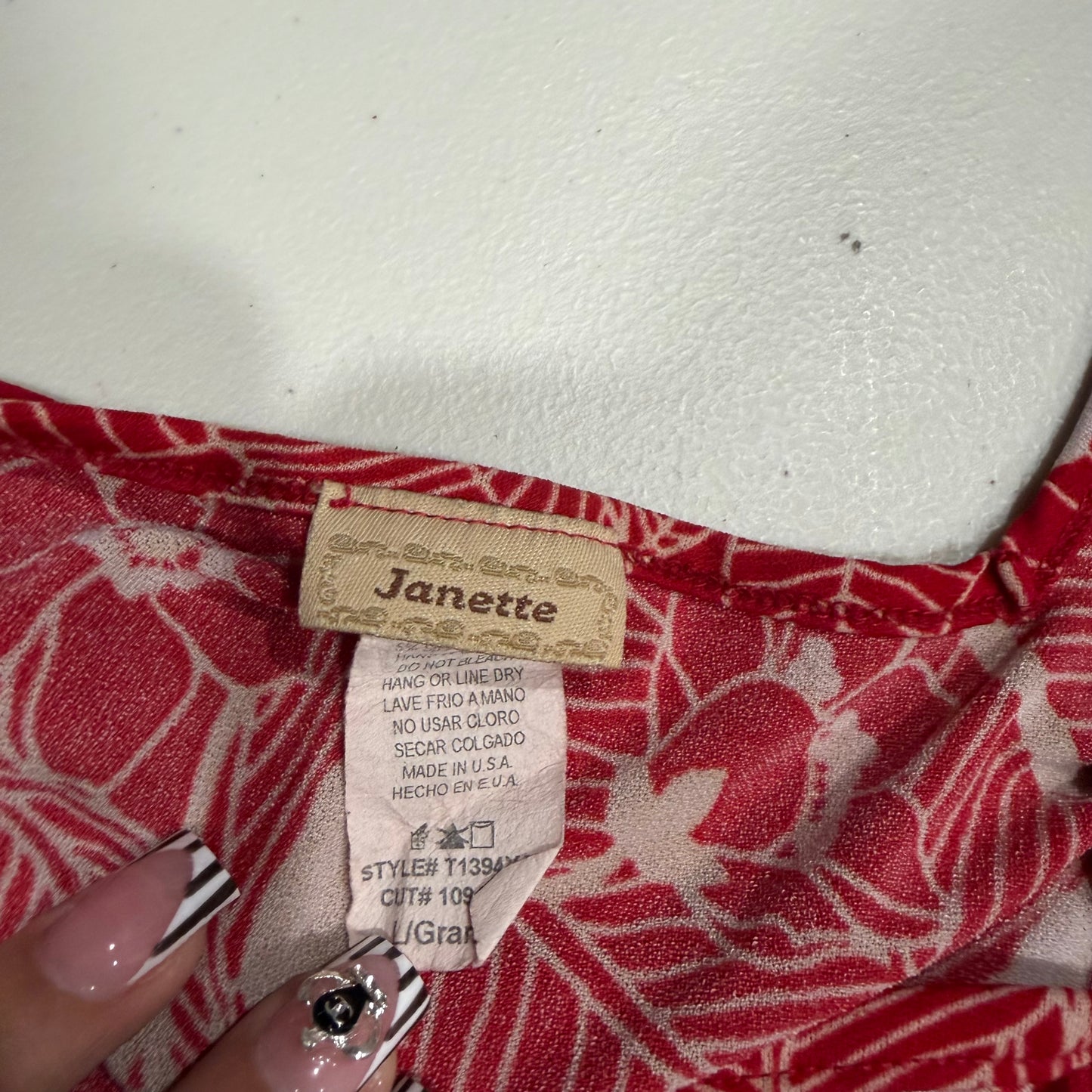 (M/L) Vintage/Y2K Floral Tie Strap Top