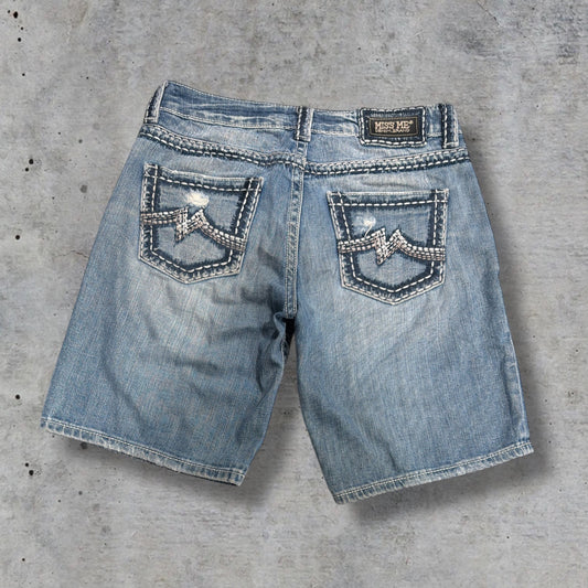 (30”) 2000s miss me jorts