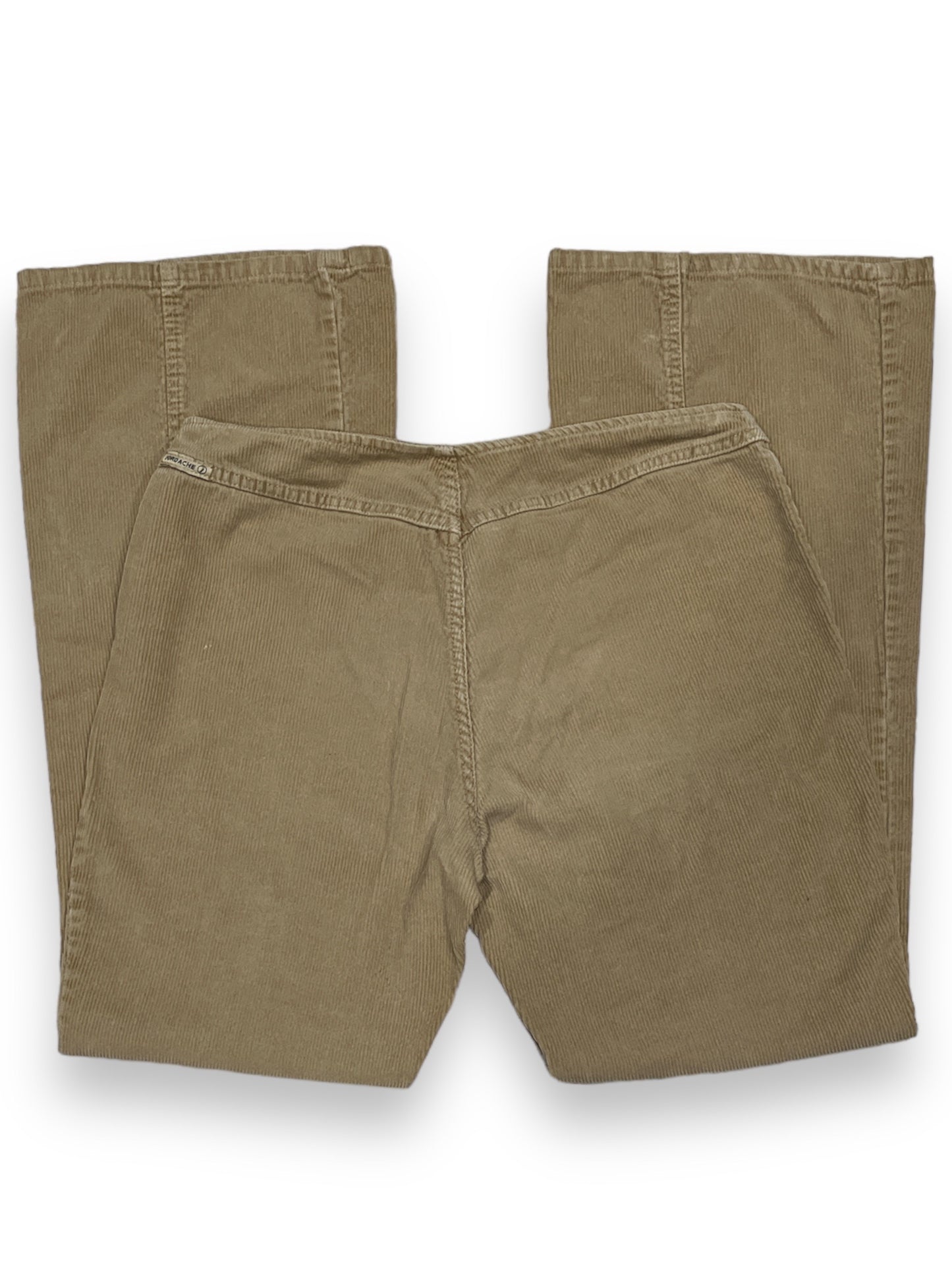 (32”) Lo-Rise Vintage Laced Up Flared Curdoroy Pants