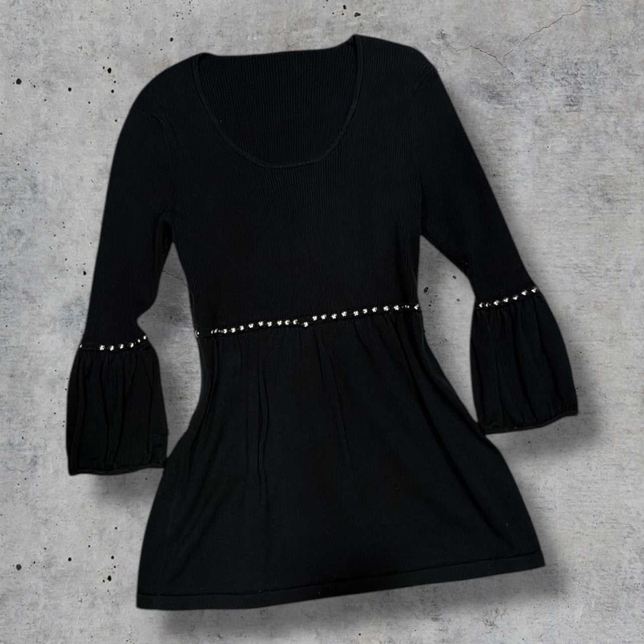 vintage studed babydoll top