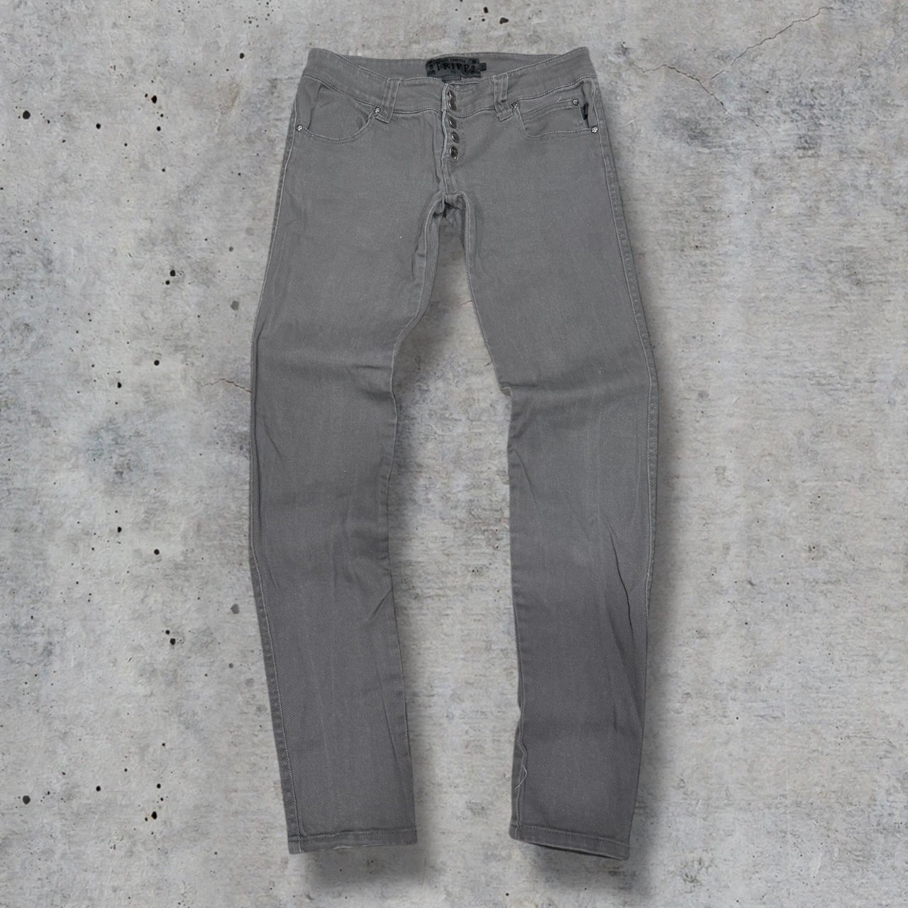 (30”) tripp grey skinny jeans