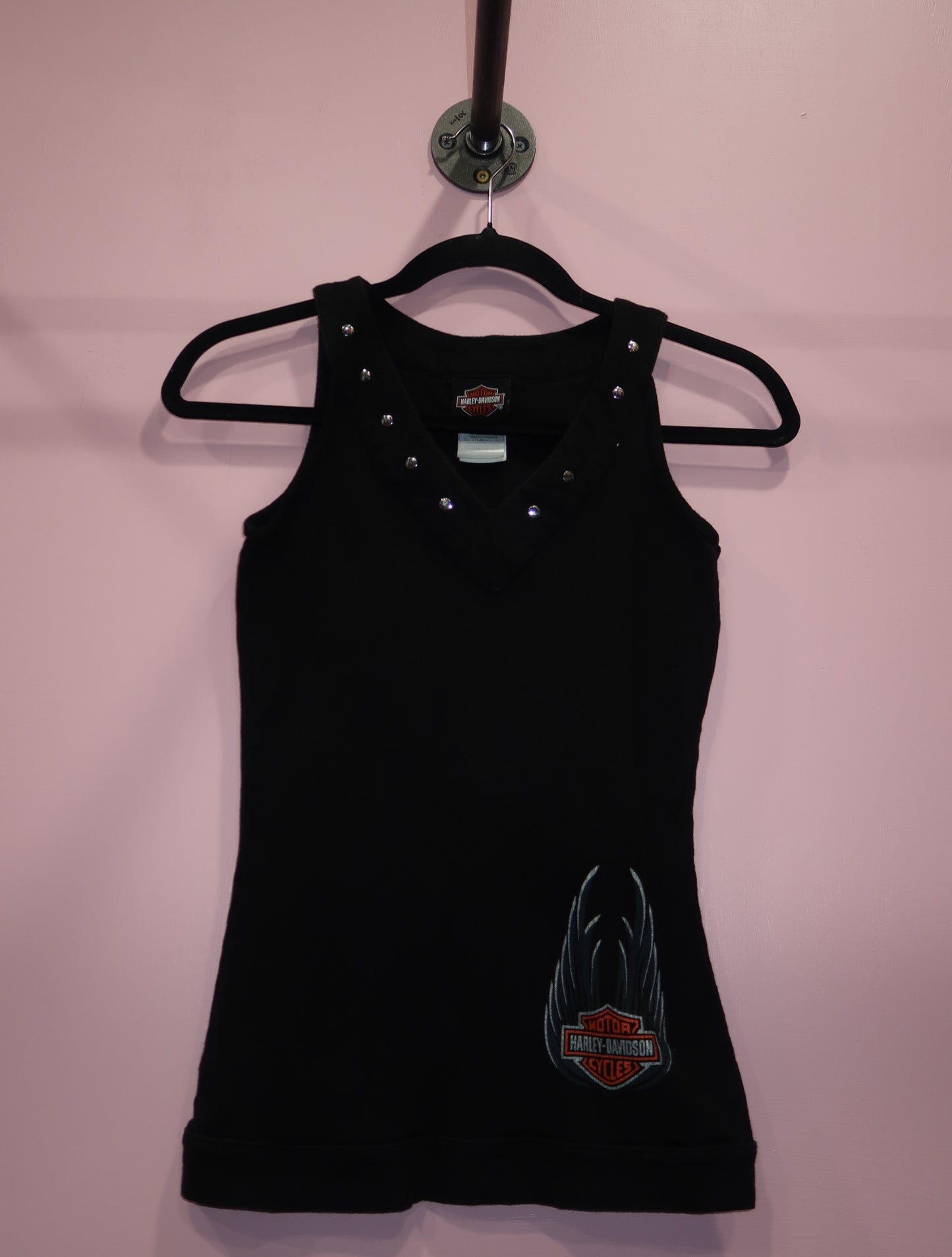 (M) Harley davison studded tank