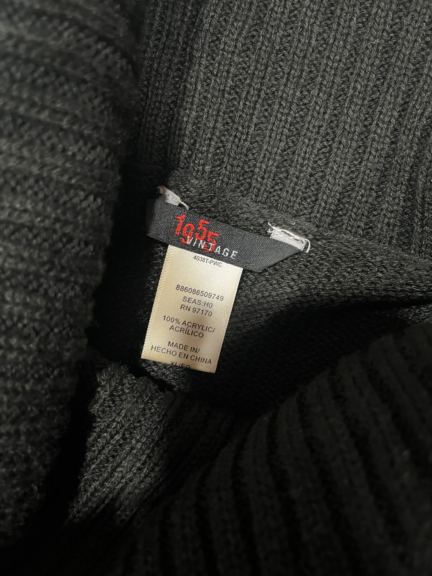 (XL) 2000s Argyle Turtleneck Dress/Top