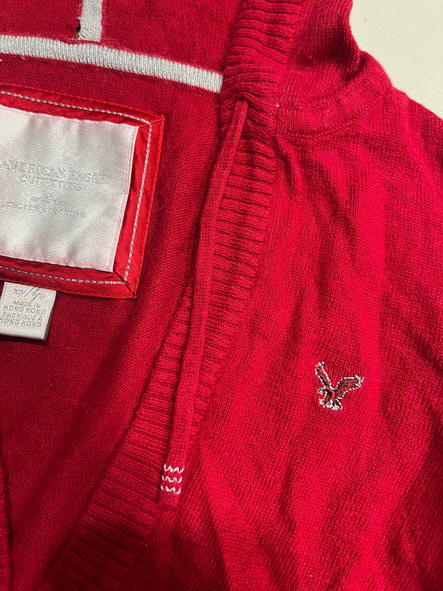 (XS) Y2K American Eagle Tie Sweater