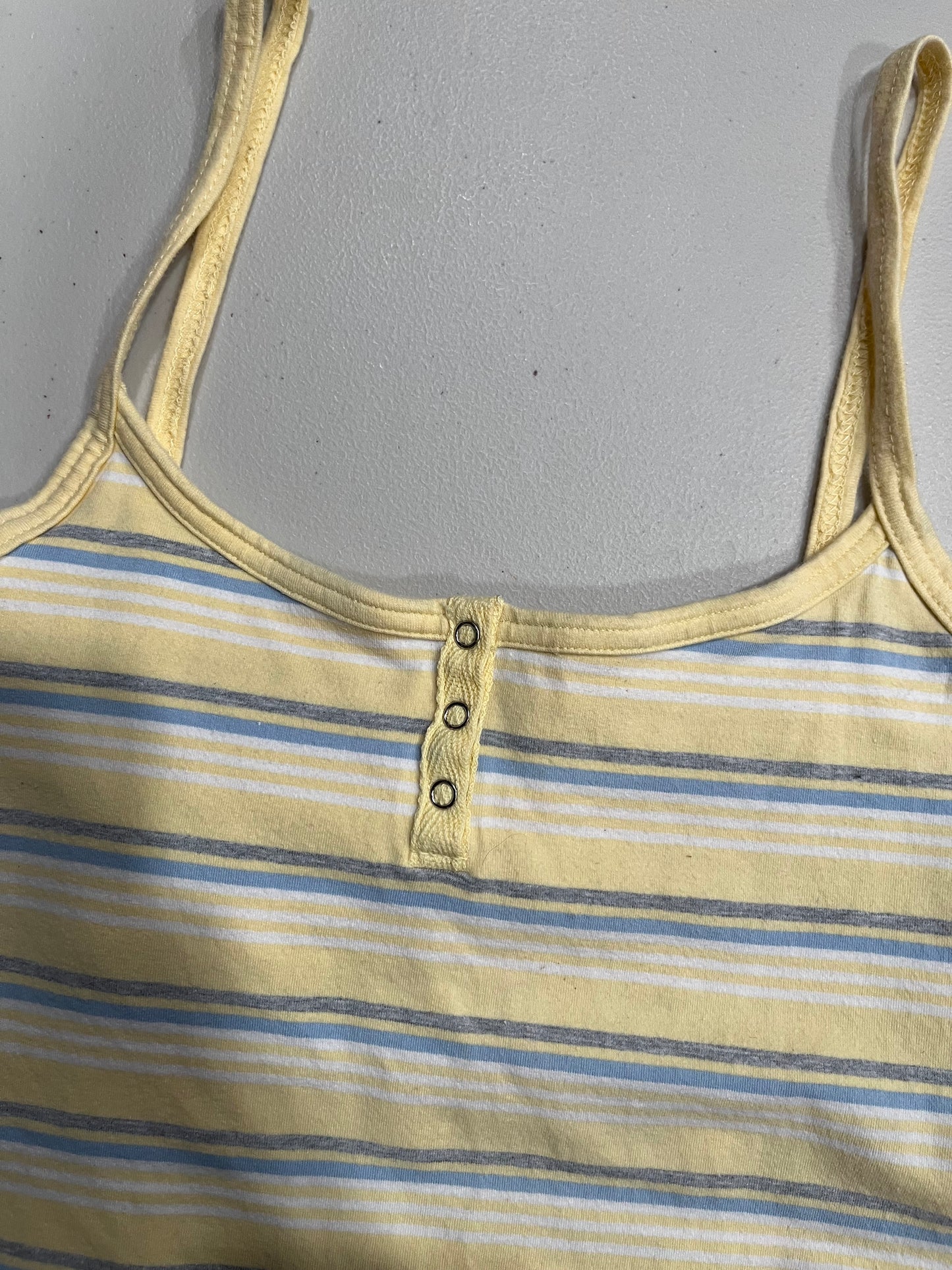 (L/XL) No Boundaries Striped Tank