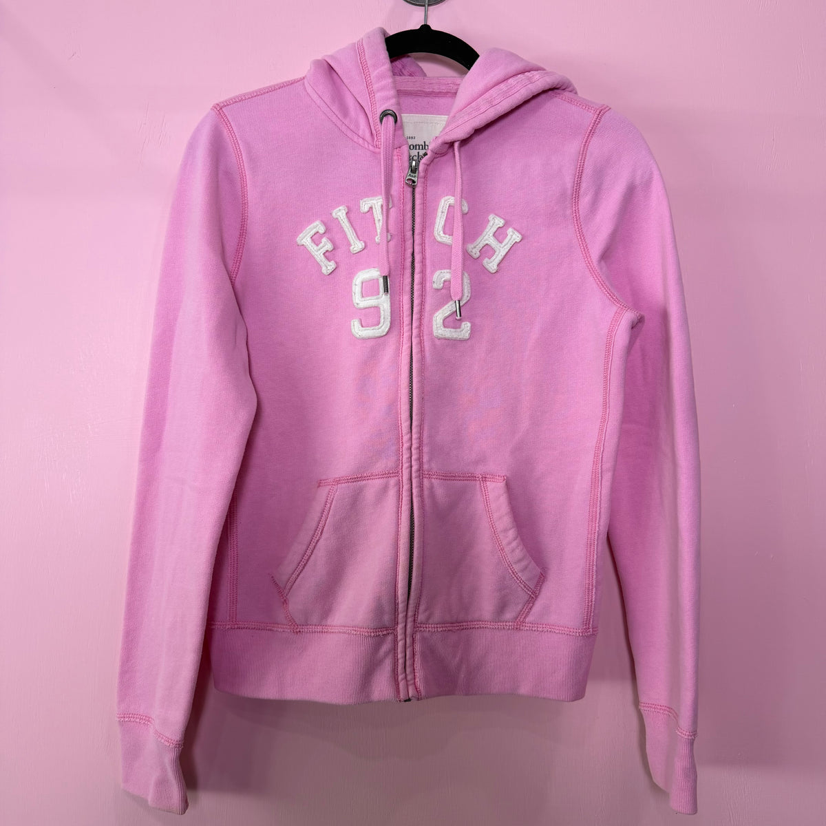 (M/L) Abercrombie & fitch pink zip up jacket
