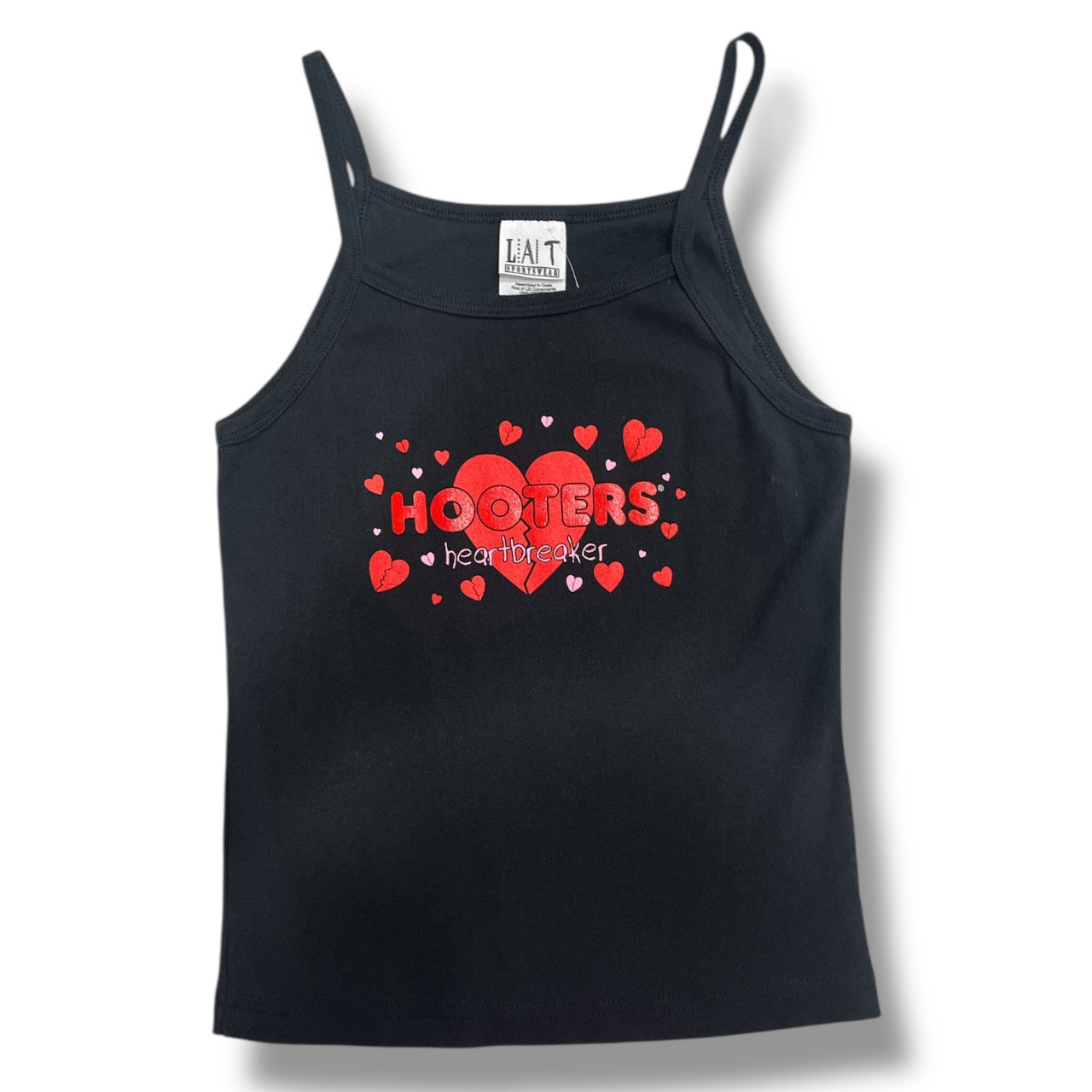 (S/M) Vintage “HOOTERS Heartbreaker” Heart Tank