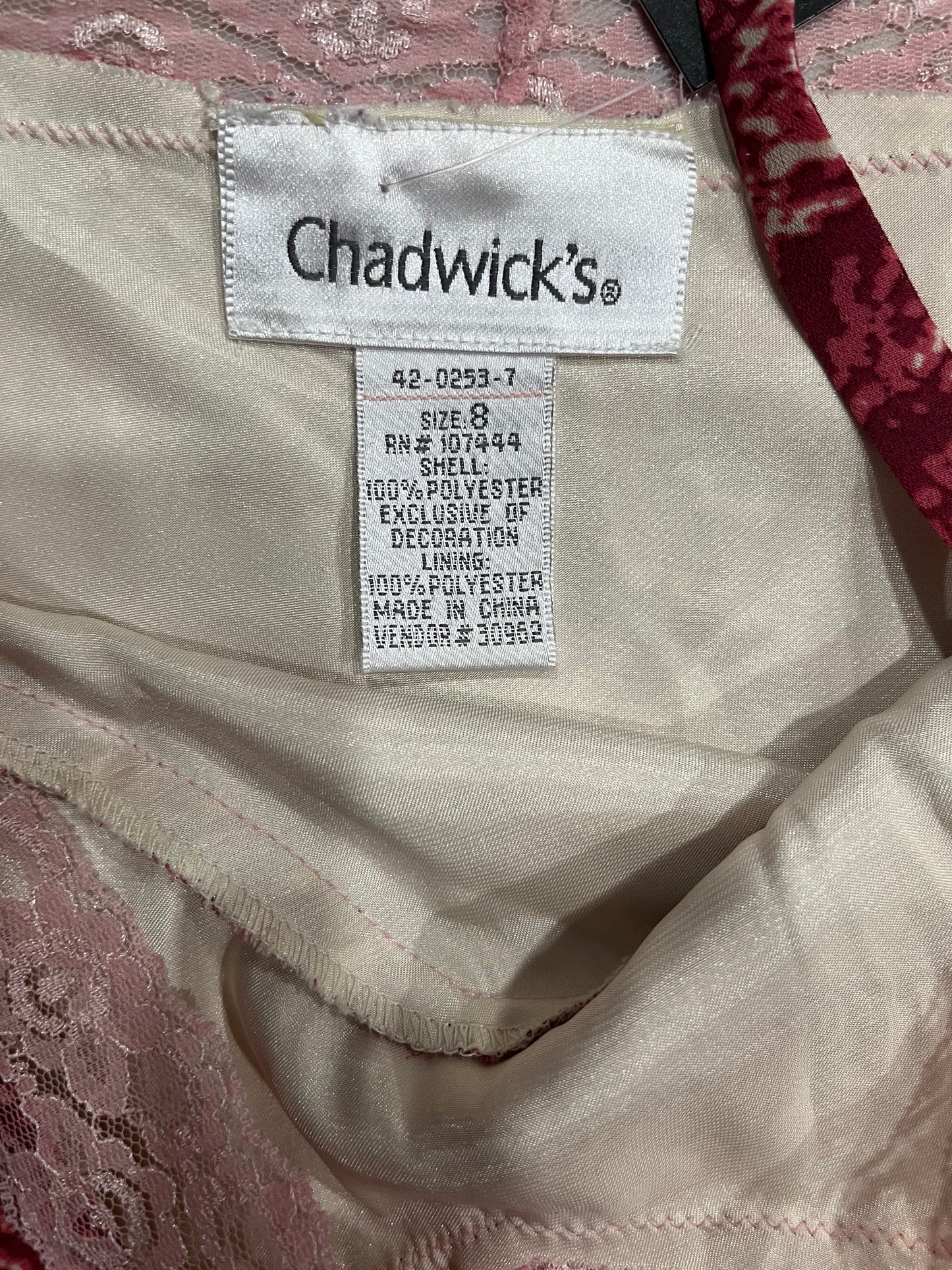 (XL) Vintage Snake Skin Lace Trim Print Tank