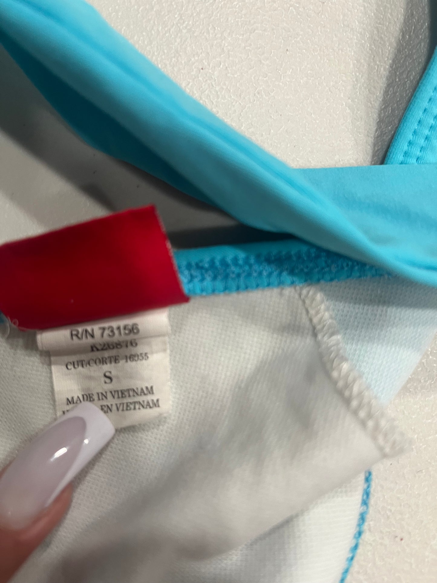 (S) y2k sequin bikini top