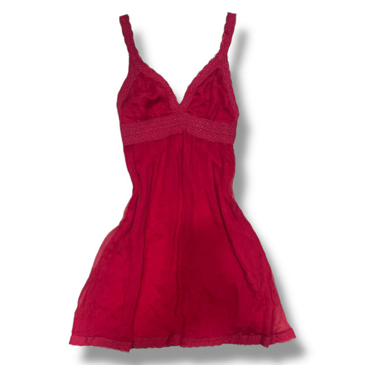 (S) VTG Crochet Trim Babydoll Dress