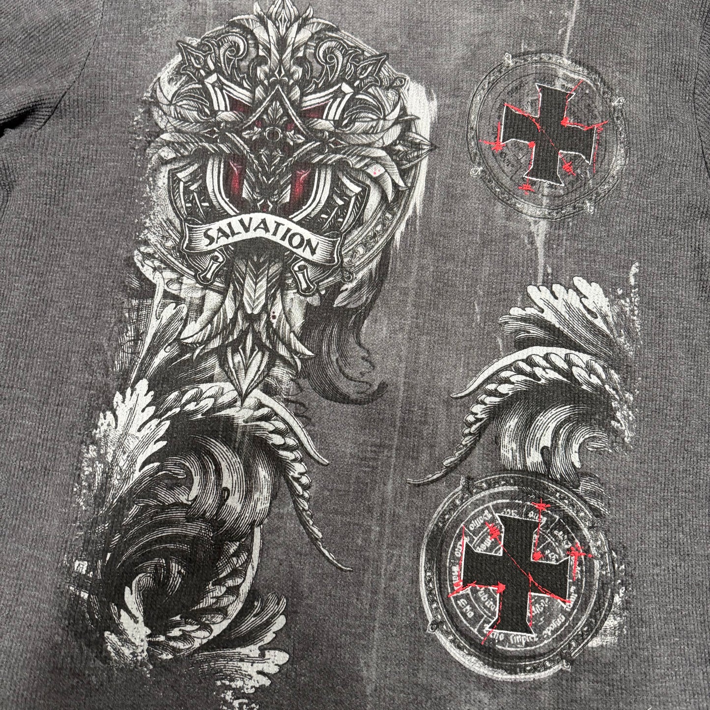 (XL) grunge MMA Elite Graphic Cross Thermal