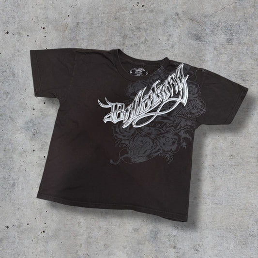 (XS/S) 2000s billabong graphic cropped tee