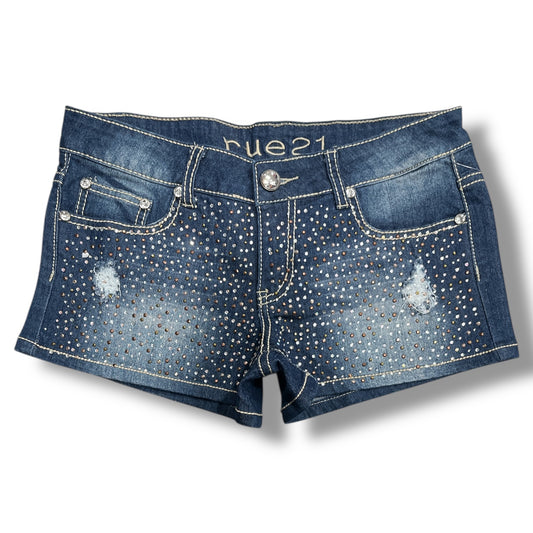 (30”) 2000s Rhinestoned Rue21 Shorts