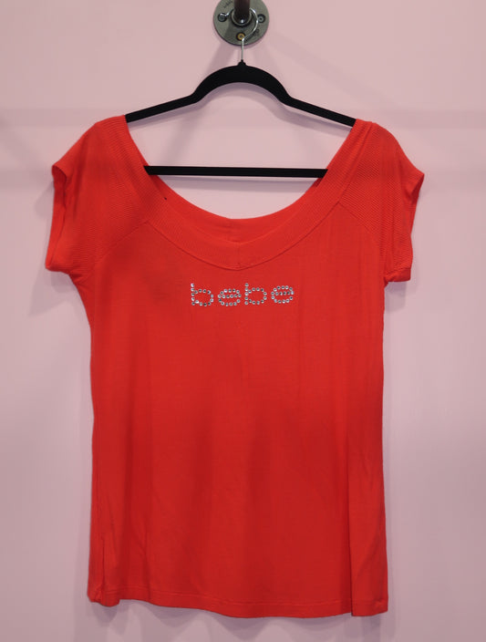 (XL) Bebe rhinestones top