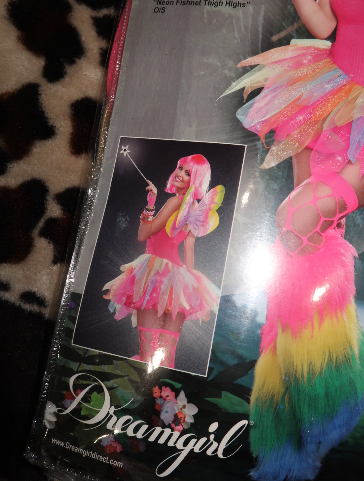 (S) NWT DREAMGIRL RAINBOW FAIRY COSTUME