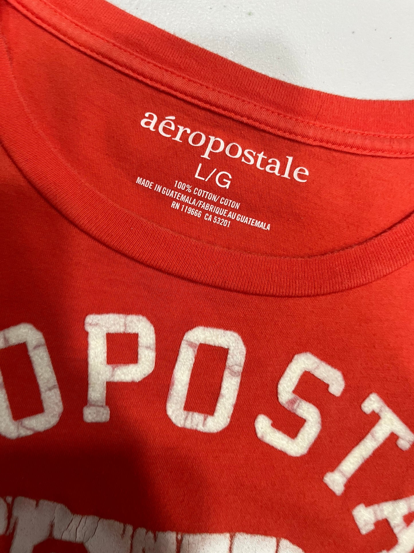 (L) Aeropostale Orange Baby Tee