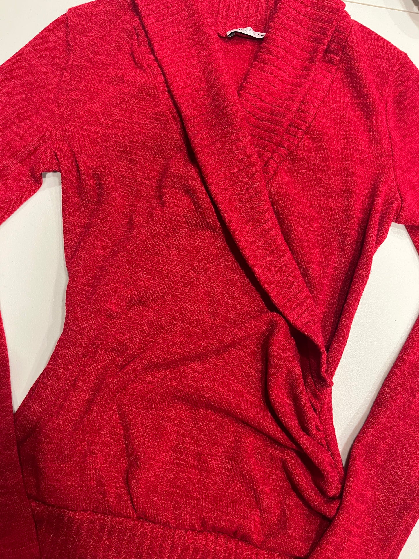 (S) PAPAYA Knit Sweater Top