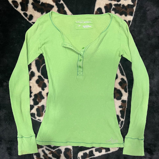 (S) Aeropostale Thermal Fitted Longsleeve Top