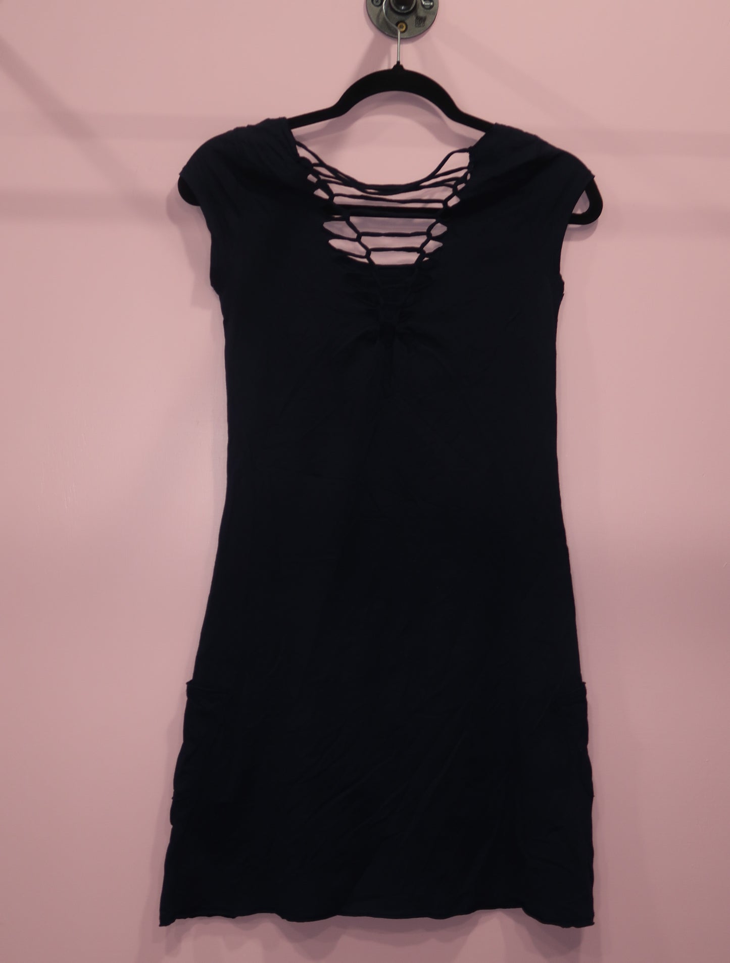 (S/M) y2k DKNY blue embellished butterfly dress