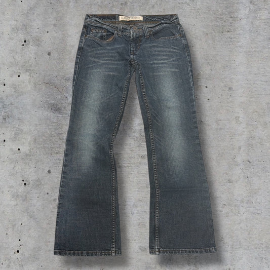 (27”) vintage express flared denim jeans