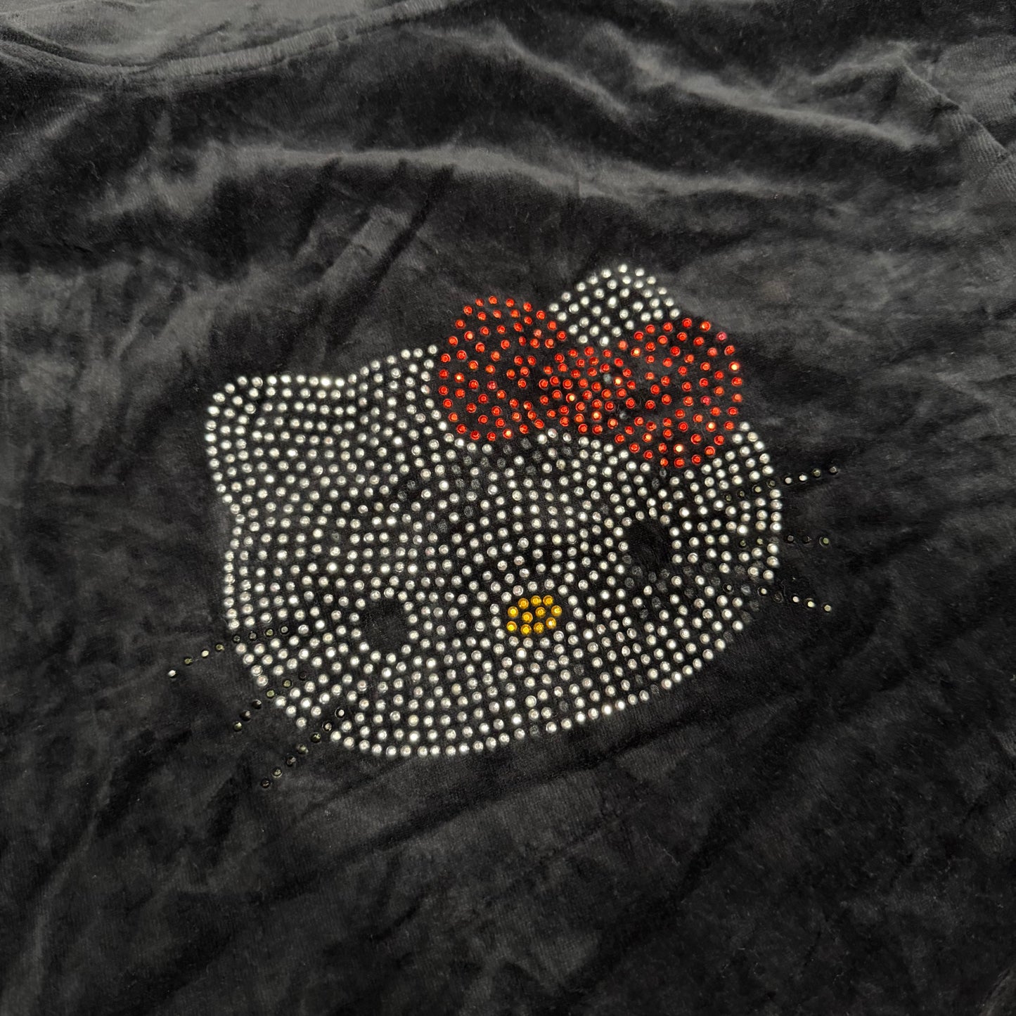 (XL ) vintage/early 2000s hello kitty velour embellished jacket