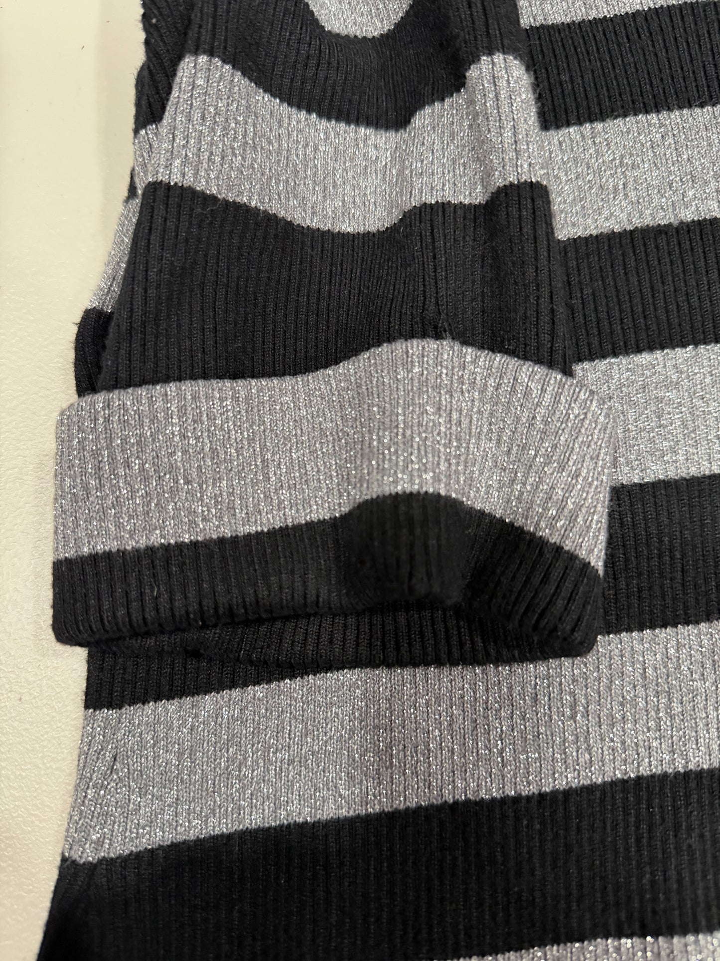 (XL) INC striped cowl neck sweater dress