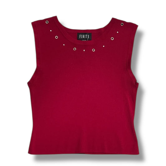 (XL) VTG Eyelet Grunge Top